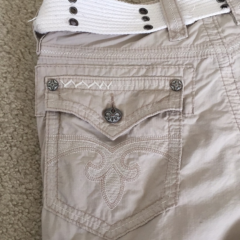 Men’s Rock Revival Slim Cargo Shorts